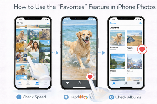 아이폰 사진 즐겨찾기 기능 사용하는 방법 하트 아이콘 즐겨찾기 설정 화면